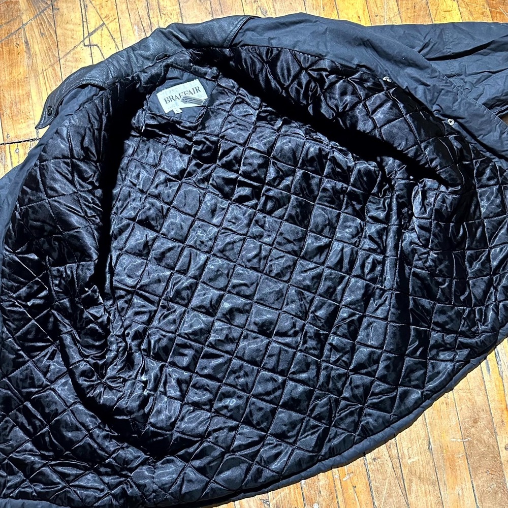 Braefair‎ Jacket Men's Small Black Long Sleeve Front Pockets Snap Inside Zipper - Picture 2 of 7